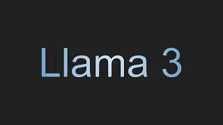 llama3 (8b, 70b) summary that you must know