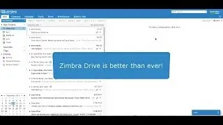 Zimbra 8.8 Demo | Zimbra Drive