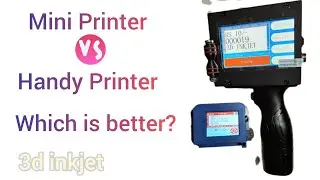 Mini Printer Vs Handy Inkjet Printer, Which is better   Explained in Hindi 🇮🇳 #batchcodingmachine