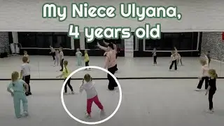 My 4 Year Old Niece Ulyana Learning How to Dance in Oryol (Orel), Russia TODES