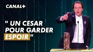 Bastien Bouillon receives the César Award for Most Promising Actor - César Awards 2023 - CANAL+