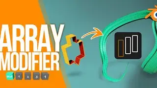 How to use array modifier in blender