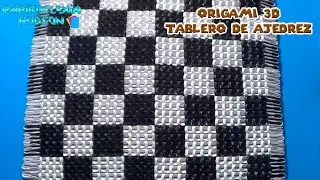 Origami 3D Tablero de Ajedrez