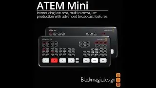 Blackmagic Atem Mini for Church Multiple Camera Streaming.