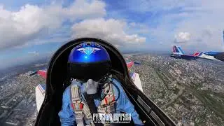 Проход над городом Барнаулом 31 августа 2024 года