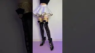 I made Navia’s boots from 