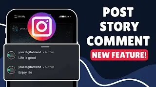 How to Post Story Comment on Instagram | New Feature!!!