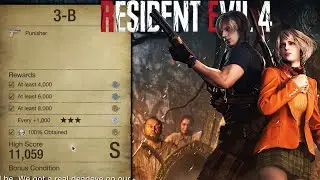 Resident Evil 4 Remake Shooting Range 3-B (All Skulls and 3 Stars)
