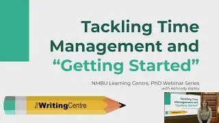 PhD Webinar: Tackling Time Management and Getting Started