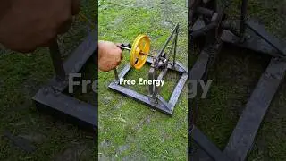 Flywheel free energy generator DIY#shorts #viralshorts ##freeenergy
