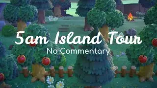Relaxing 5AM Island Tour to Fall Asleep To (No Commentary) | Animal Crossing: New Horizons