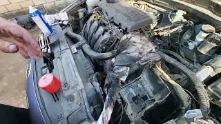 Чистка дроссельной заслонки.