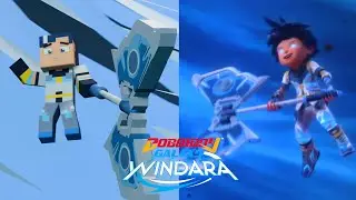 Inilah Kuasa Boboiboy Beliung! 🌪️(Windara Minecraft Animation)