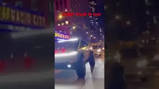 Cyber truck in NYC! Elon musk snl performance TESLA