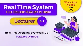 Real time operating system(RTOS) | Features of RTOS |  RTS in Hindi