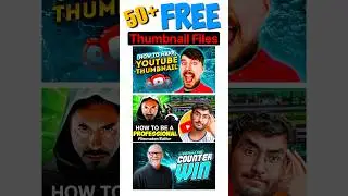 FREE 50+ YouTube Thumbnail 🎨 Download Now! #shorts (29/100)