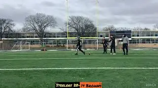 hightlight reel from semifinales 1-1 steelers vs 1-1 browns