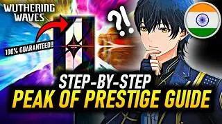 [HINDI] Peak of Prestige ka Best Guide 🔥 Hindi Me Sab Kuch | Step by Step & Tips | Wuthering Waves