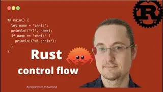 [5] Learn Rust lang control flow using if, else-if, else #rust #rustlang #tutorial #if #beginners