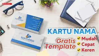 BUAT KARTU NAMA MUDAH DAN KEREN | GRATISS TEMPLATE DESAIN CDR