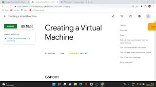 Creating a Virtual Machine in google cloud platform
