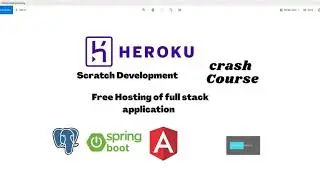 Free Hosting of Angular project on Heroku |  Springboot project on Heroku | Postgres | part 4