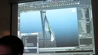 How to make a dynamic flag in Maya using nCloth