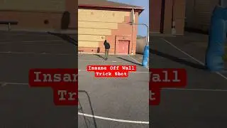 Off Wall Basketball Trick Shot Goes….  