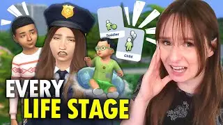 I'm on patrol but never in control in The Every Life Stage Challenge in The Sims 4