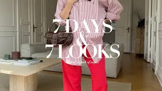 7 Days & 7 Looks | More Summer Outfit Ideas | Somewhat minimal wardrobe