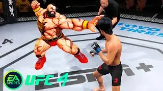 UFC4 Bruce Lee vs Red Cyclone Zangief EA Sports UFC 4 - Epic