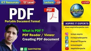 What is pdf file | Portable Document Format | How to create pdf files