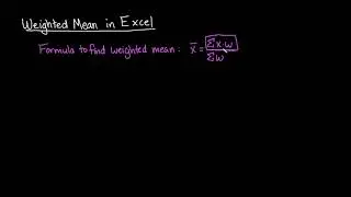 Weighted Mean in Excel (Mean of Frequency Distribution in Excel)