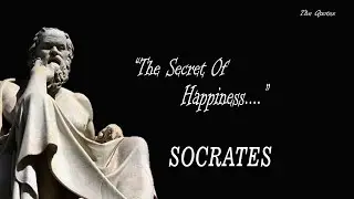 "The Secret Of Happiness.." Socrates @TheQuotes @InspirationalQuotes