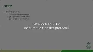 Linux Fundamentals 7.1: SFTP