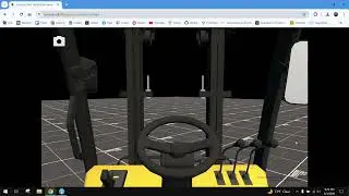 Construction Forklift Cameras - Unity WebGL