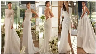 Balance between classic and contemporary elegance and comfort Beautiful simple wedding dresses