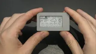 Weather station with e-ink display on ESP32