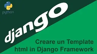 Django Framework - creare un template html