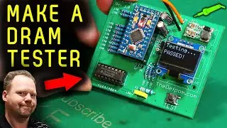 🔴 DRAM Tester Project - Test 4164 4864 DRAM IC's - Sponsored by PCBway - No.922
