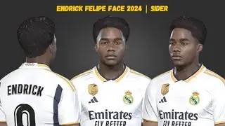 ENDRICK FACE | SEASON 2023/2024 | SIDER | FOR PES 2018 | CONVERT BY PES UPDATE
