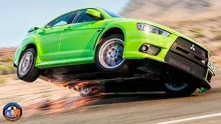 Best Satisfying Rollover Crashes #11 - BeamNG drive CRAZY DRIVERS