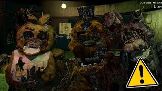 Broken Animatronics is almost done! Broken Freddy! (FNaF 3 Mods)