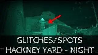 *NEW* THE BEST & EASIEST GLITCHES/SECRET SPOTS ON HACKNEY YARD NIGHT (CODM S12)