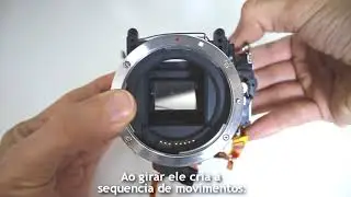Mecanismo do obturador da Canon DSLR T1i