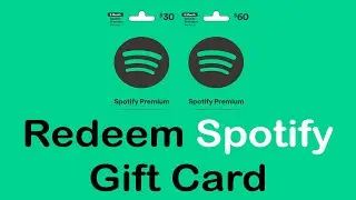 How To Redeem Spotify Gift Card Online | Use Spotify Gift Cards 2022