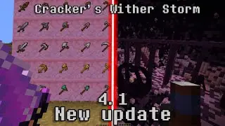 Cracker’s Wither Storm Mod 4.1 | Обзор обновления мода на Визер Шторма #witherstrome #обзор