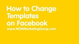 How to change your Facebook Tabs or Template on Business Pages