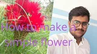 Let's study about a simple flower craft