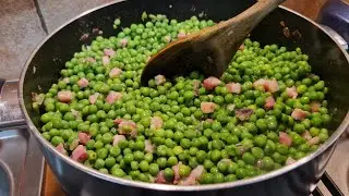 Piselli golosi ricetta facile. pronti in 10 minuti!
